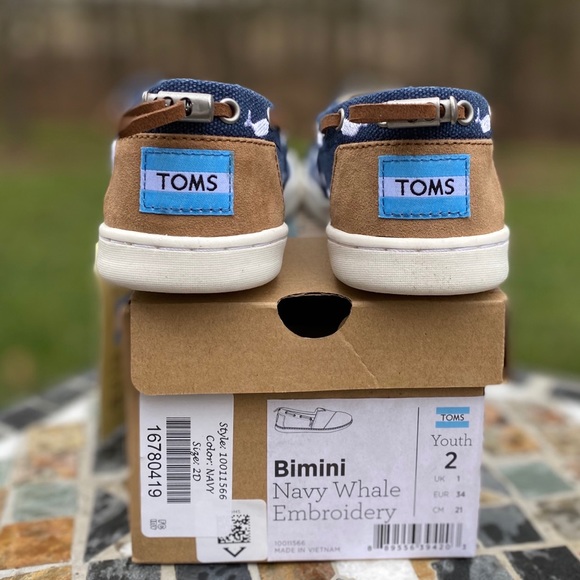 Toms Bimini Sneaker (Little Boy) - Picture 7 of 8